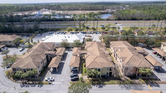 drone / aerial view featuring a residential view