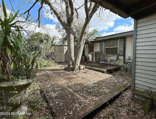 view of yard with a patio