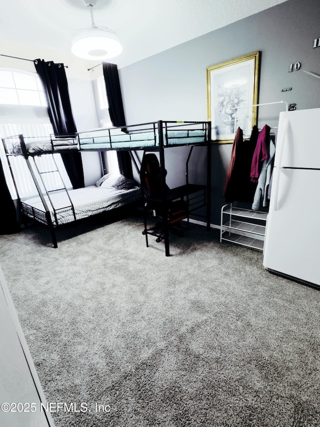 carpeted living area with plenty of natural light