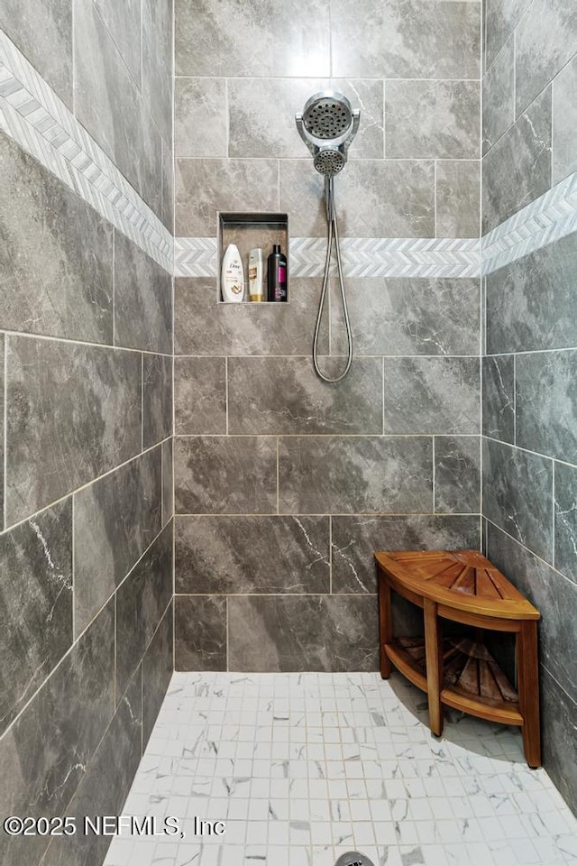 34072 Lavender Parke Dr, Fernandina Beach, FL 32034 - bathroom featuring a tile shower