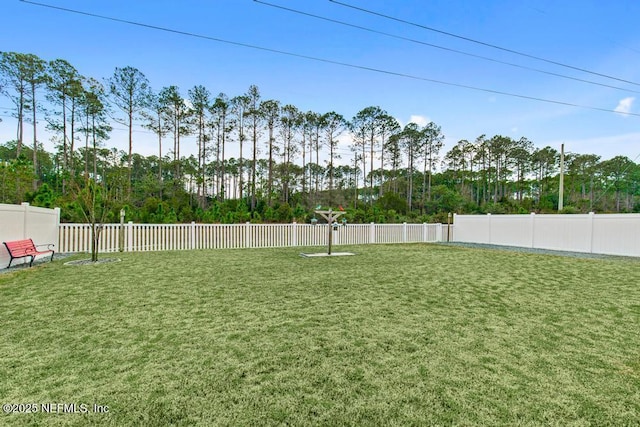 34072 Lavender Parke Dr, Fernandina Beach, FL 32034 - view of yard featuring a fenced backyard