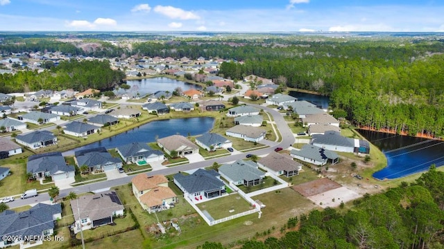 34072 Lavender Parke Dr, Fernandina Beach, FL 32034 - aerial view with a residential view and a water view