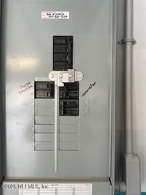 34072 Lavender Parke Dr, Fernandina Beach, FL 32034 - utility room featuring electric panel