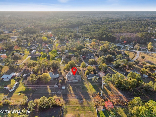 drone / aerial view featuring a residential view