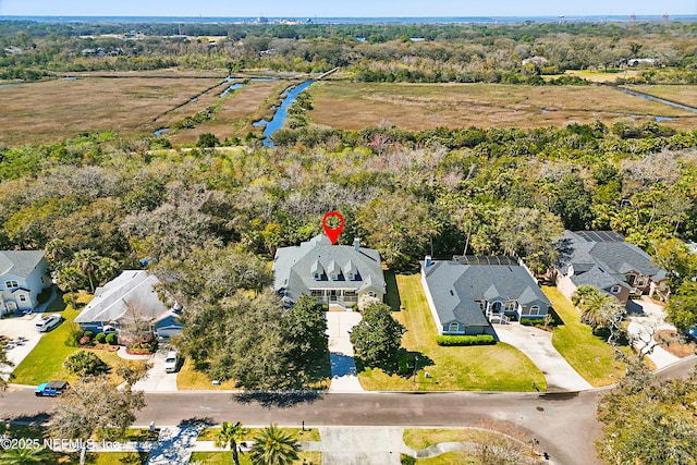 bird's eye view featuring a residential view