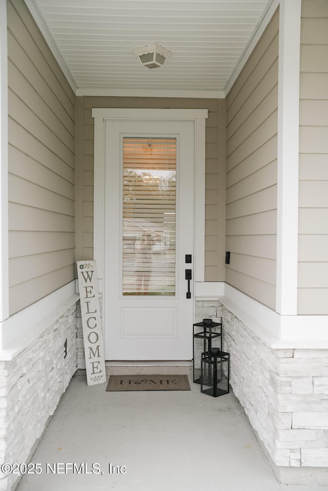 view of entrance to property