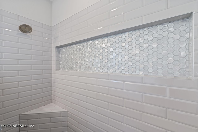 352 Bronson Pkwy, Saint Augustine, FL 32095 - bathroom with a tile shower