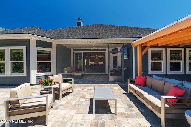 352 Bronson Pkwy, Saint Augustine, FL 32095 - view of patio / terrace with an outdoor hangout area