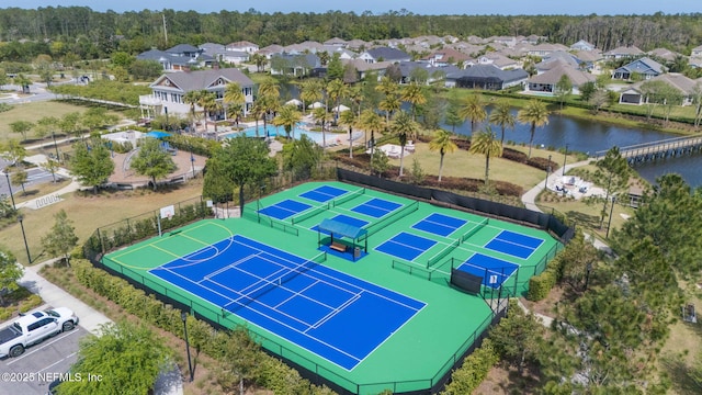 352 Bronson Pkwy, Saint Augustine, FL 32095 - aerial perspective of suburban area featuring a nearby body of water