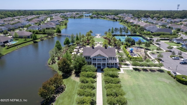 352 Bronson Pkwy, Saint Augustine, FL 32095 - aerial perspective of suburban area with a nearby body of water
