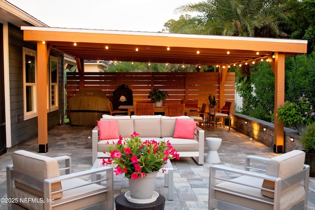 352 Bronson Pkwy, Saint Augustine, FL 32095 - view of patio / terrace with outdoor lounge area