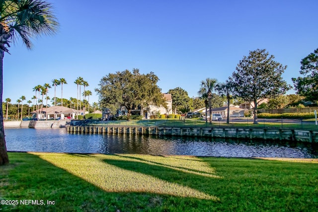 water view with a residential view