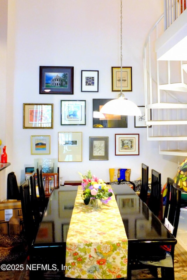 view of dining area