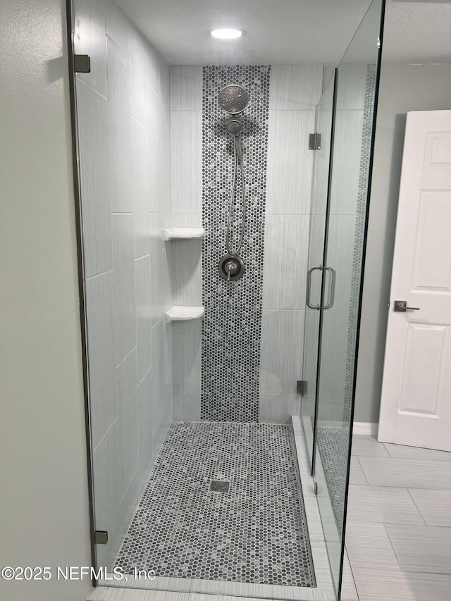 716 Grand Rondo W, Crescent City, FL 32112 - full bath featuring a stall shower and tile patterned flooring