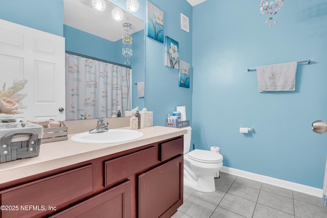 4920 Key Lime Dr Unit 305, Jacksonville, FL 32256 - full bathroom featuring tile patterned flooring, vanity, and a shower with shower curtain