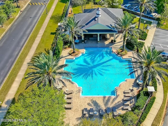 pool featuring a patio