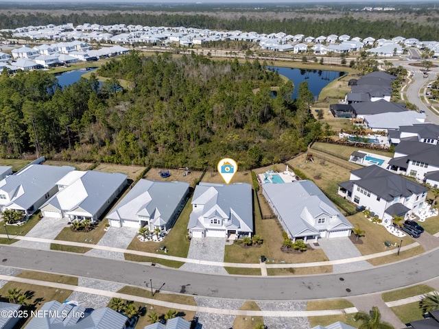 230 Marquesa Cir, Saint Johns, FL 32259 - aerial view with a residential view and a water view