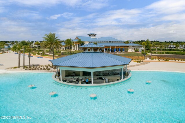 230 Marquesa Cir, Saint Johns, FL 32259 - view of swimming pool with a gazebo