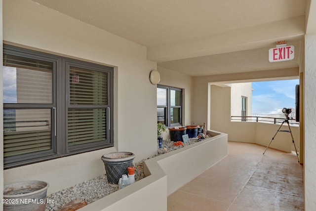 view of patio / terrace featuring a balcony