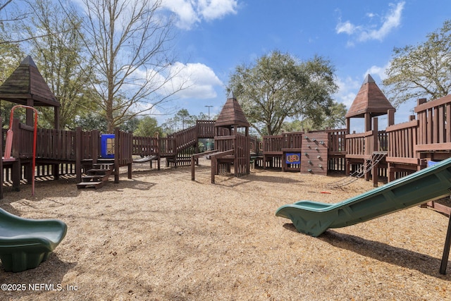 view of communal playground