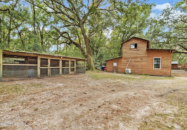 exterior space with an outdoor structure and exterior structure