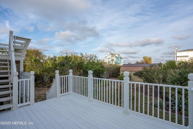 view of deck