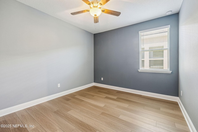 427 Ladyslipper Dr, Saint Johns, FL 32259 - spare room with a ceiling fan, baseboards, and wood finished floors