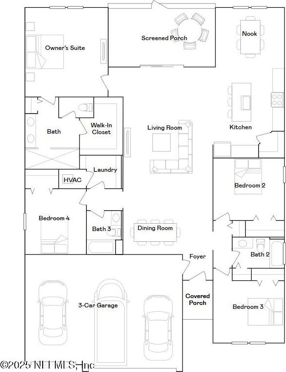 2991 Granary Park Ave, Green Cove Springs, FL 32043 - property floor plan