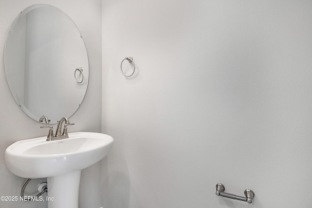 bathroom with a sink