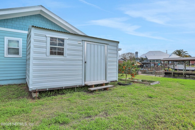 view of outdoor structure featuring an outdoor structure