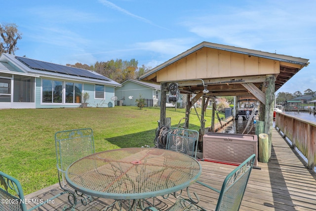 view of patio / terrace with outdoor dining area