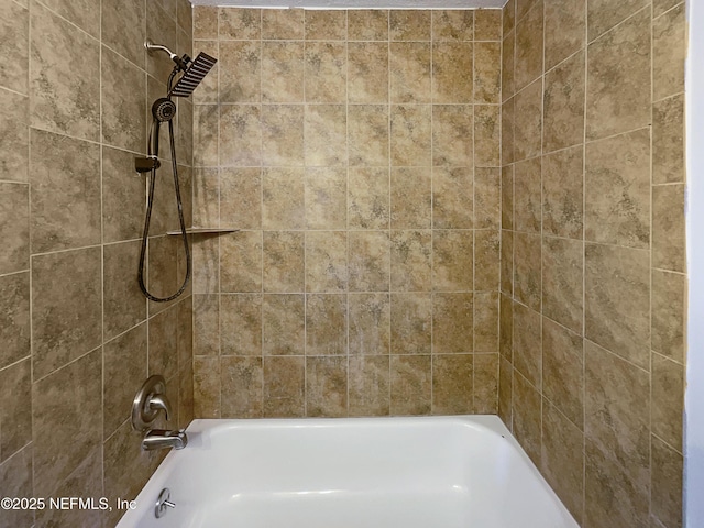 bathroom featuring shower / bath combination