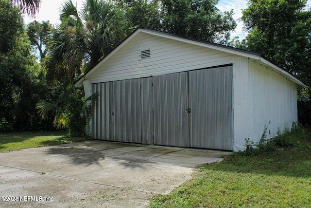 view of outbuilding featuring an outdoor structure