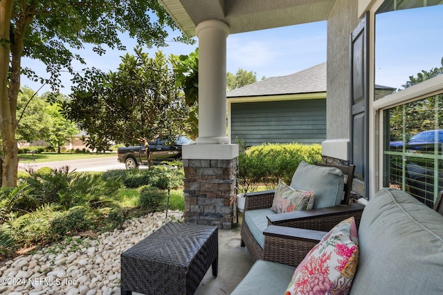 view of patio