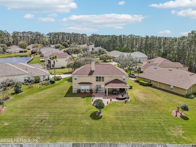 birds eye view of property featuring a residential view