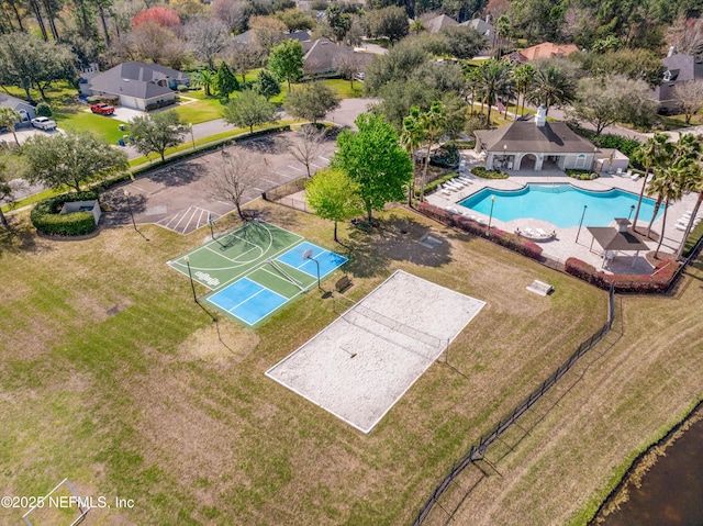 aerial view