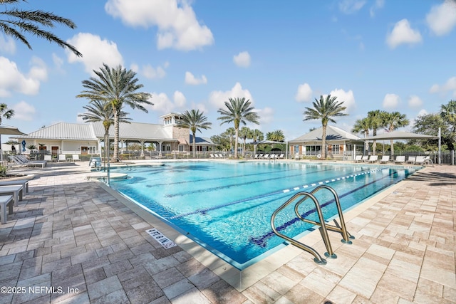 view of pool