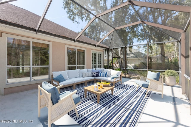 sunroom with a wealth of natural light