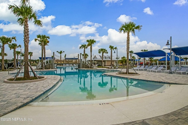 454 Pine Bluff Dr, Saint Augustine, FL 32092 - pool featuring a patio area