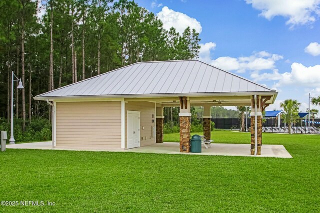 454 Pine Bluff Dr, Saint Augustine, FL 32092 - surrounding community with a lawn