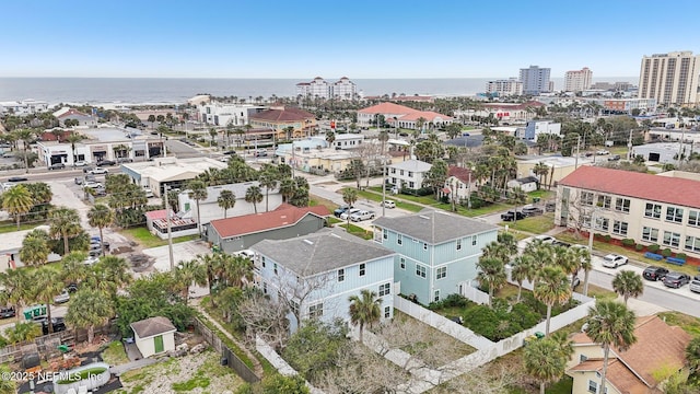 342 4th St N, Jacksonville Beach, FL 32250 - bird's eye view featuring a water view and a city view