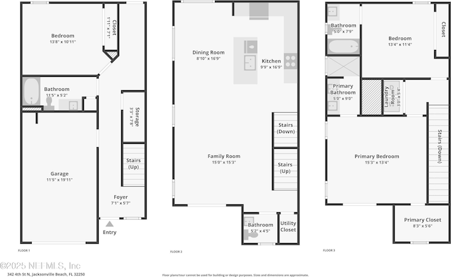 342 4th St N, Jacksonville Beach, FL 32250 - view of layout
