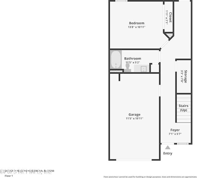 342 4th St N, Jacksonville Beach, FL 32250 - view of layout