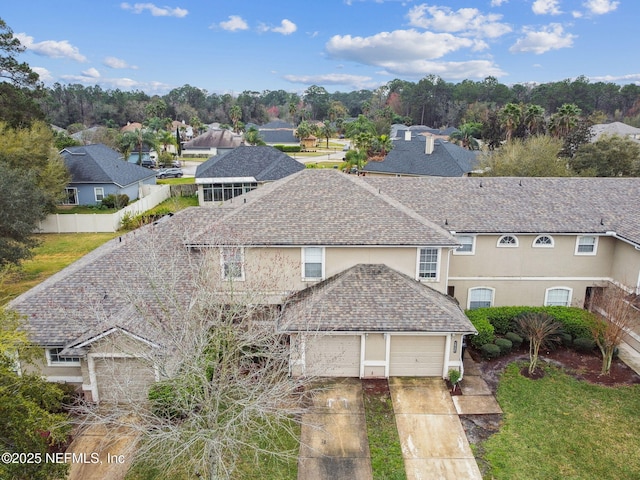 birds eye view of property featuring a residential view