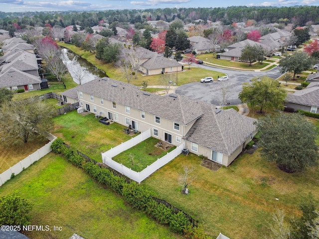 drone / aerial view featuring a residential view