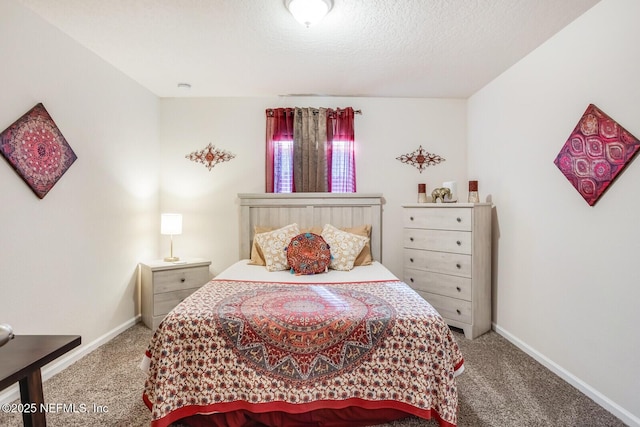 95170 Timberlake Dr, Fernandina Beach, FL 32034 - bedroom featuring a textured ceiling, carpet floors, and baseboards