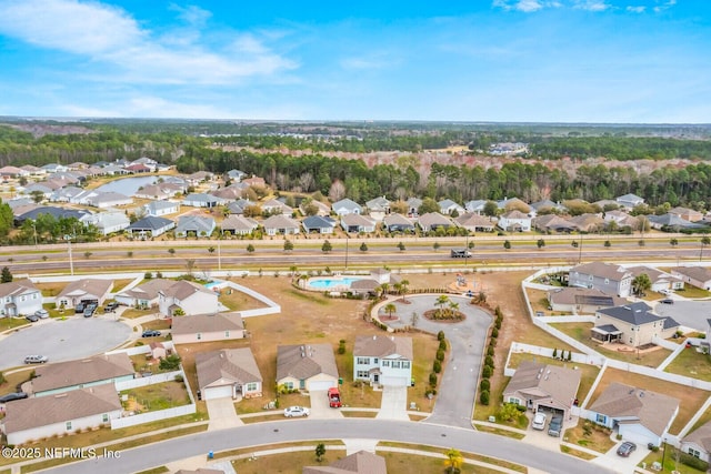 95170 Timberlake Dr, Fernandina Beach, FL 32034 - drone / aerial view with a residential view