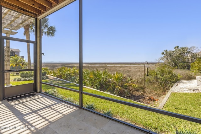 180 Kingston Dr, Saint Augustine, FL 32084 - unfurnished sunroom with a healthy amount of sunlight