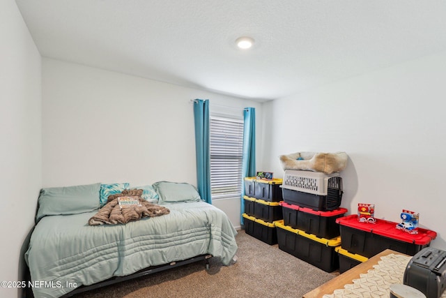 bedroom with carpet floors