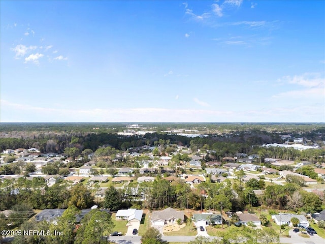 drone / aerial view featuring a residential view